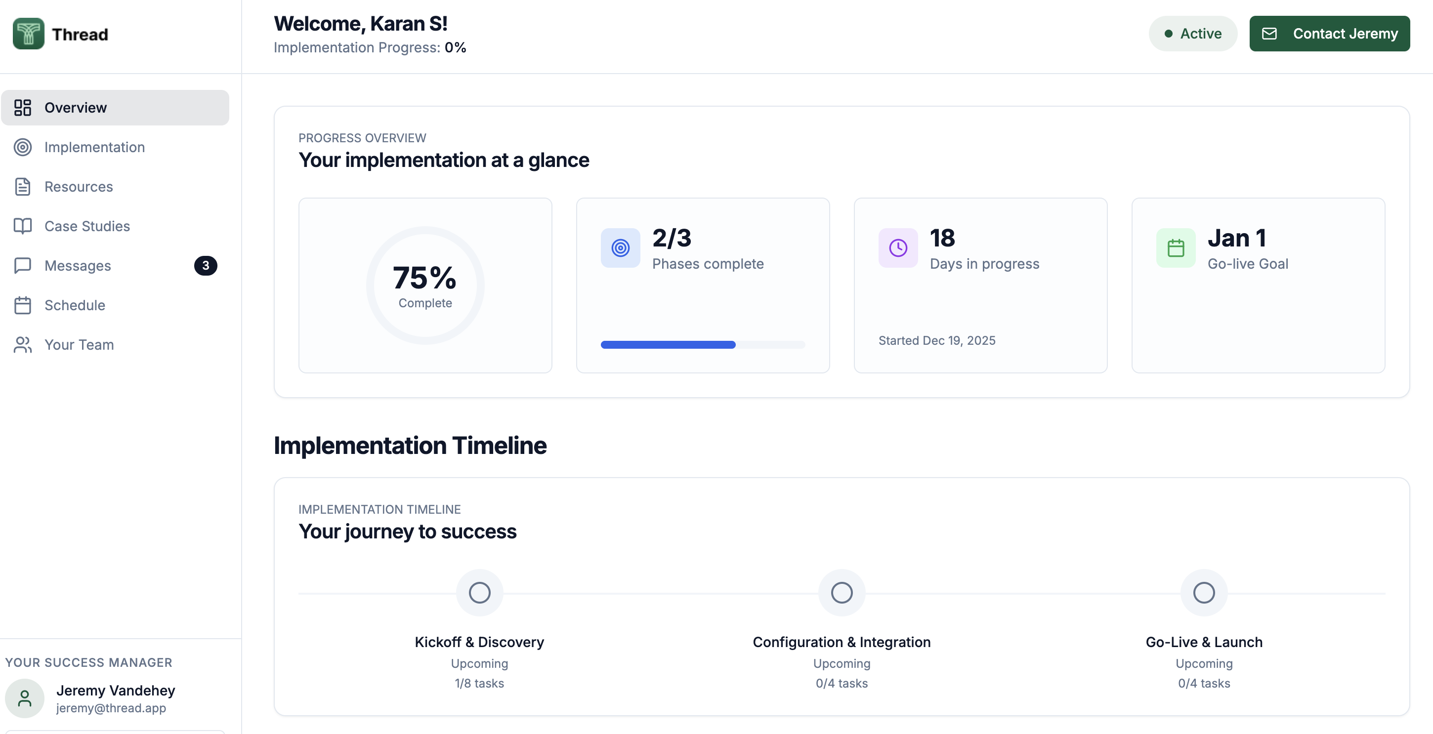 Thread Customer Portal